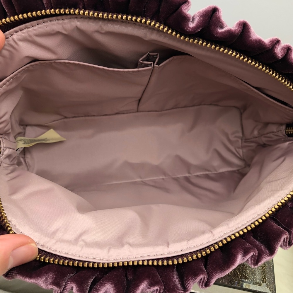 Kate spade dawn place velvet Marcy  pouch clutch - Picture 3 of 6